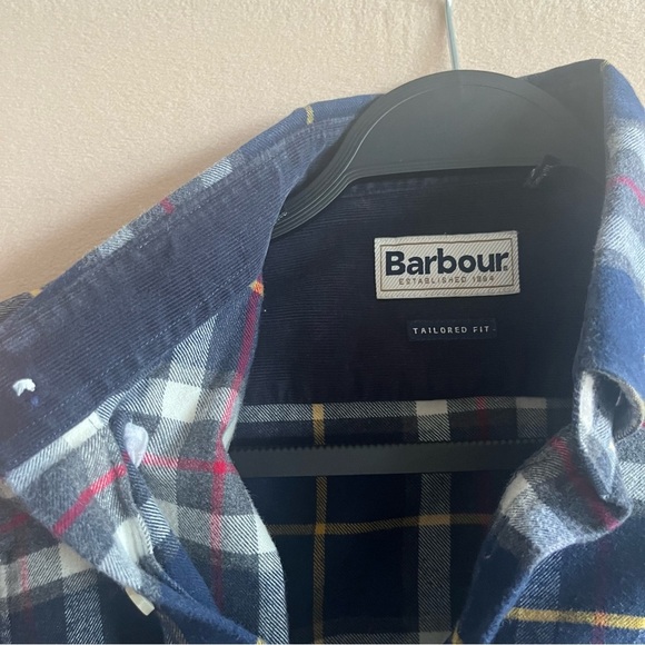 BARBOUR Stapleton Castlebay Tailored Fit Shirt Men' Flannel Western S - Picture 3 of 12